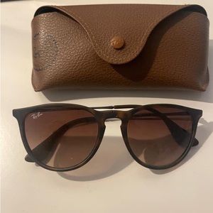 Brown Rayban sunglasses